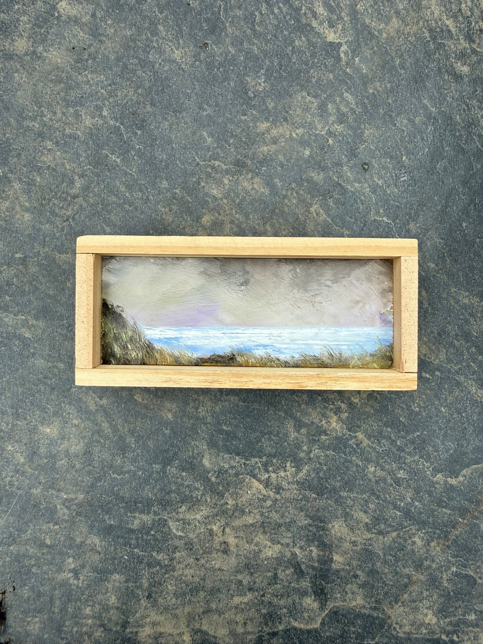 Mini Landscape Painting. Montauk NY.