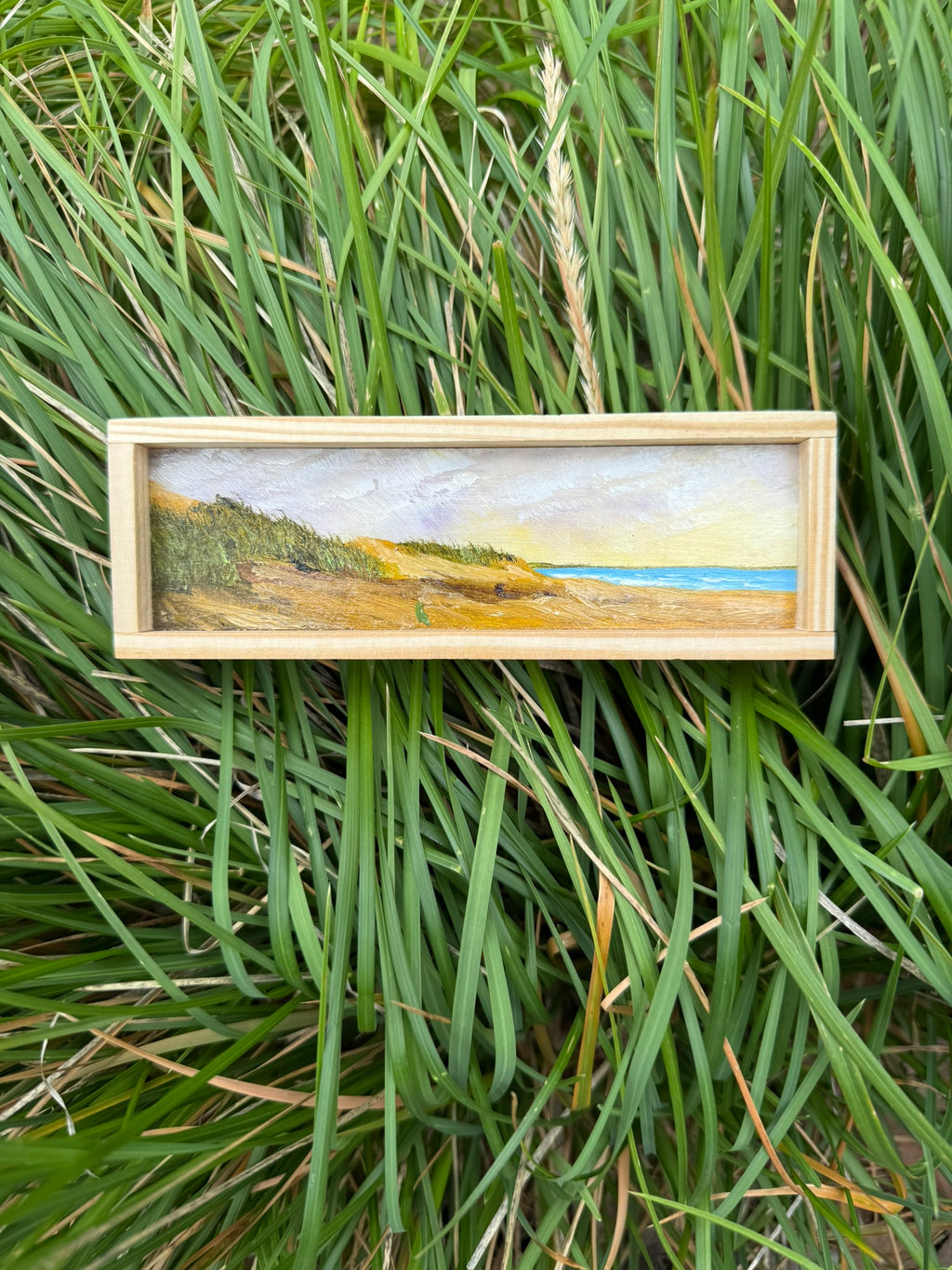 Mini Landscape Painting. Fire Island NY.