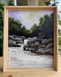 Title: Detail of Rainbow Falls #1.