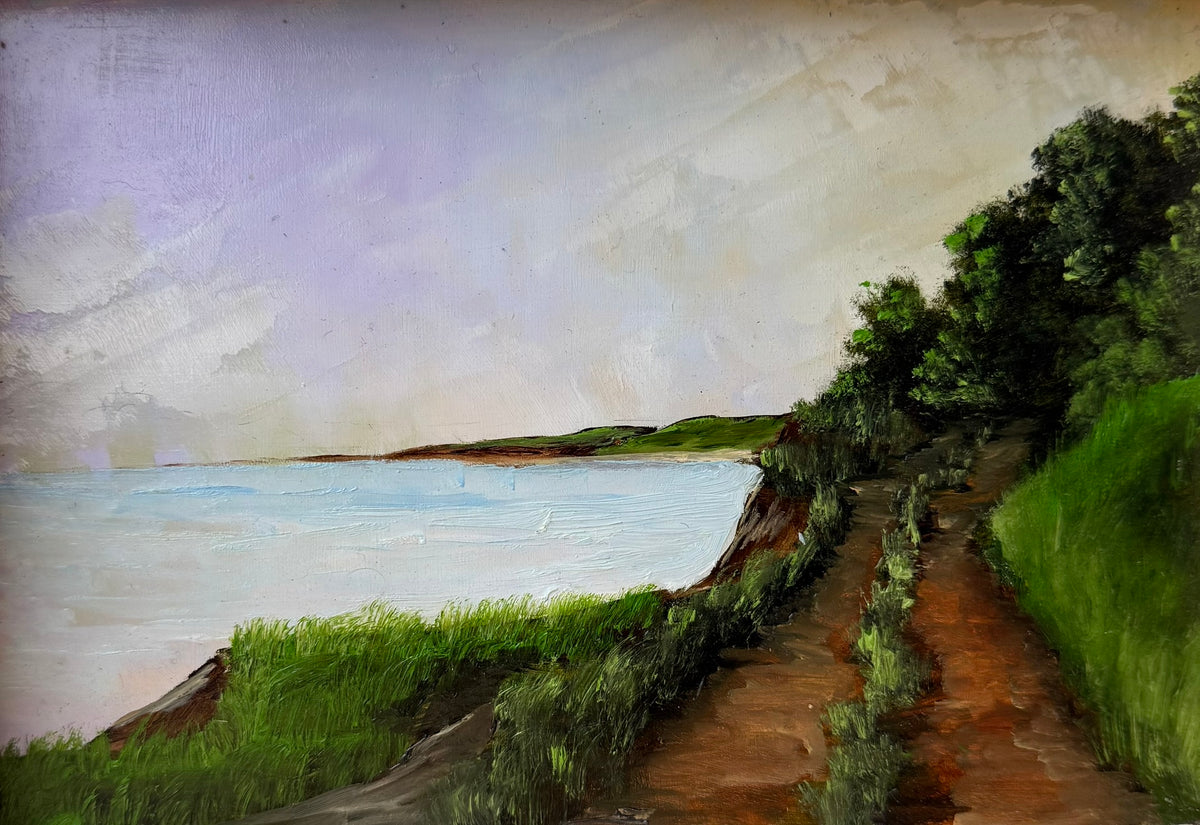 Title: Old Potato Road on the Bluff.