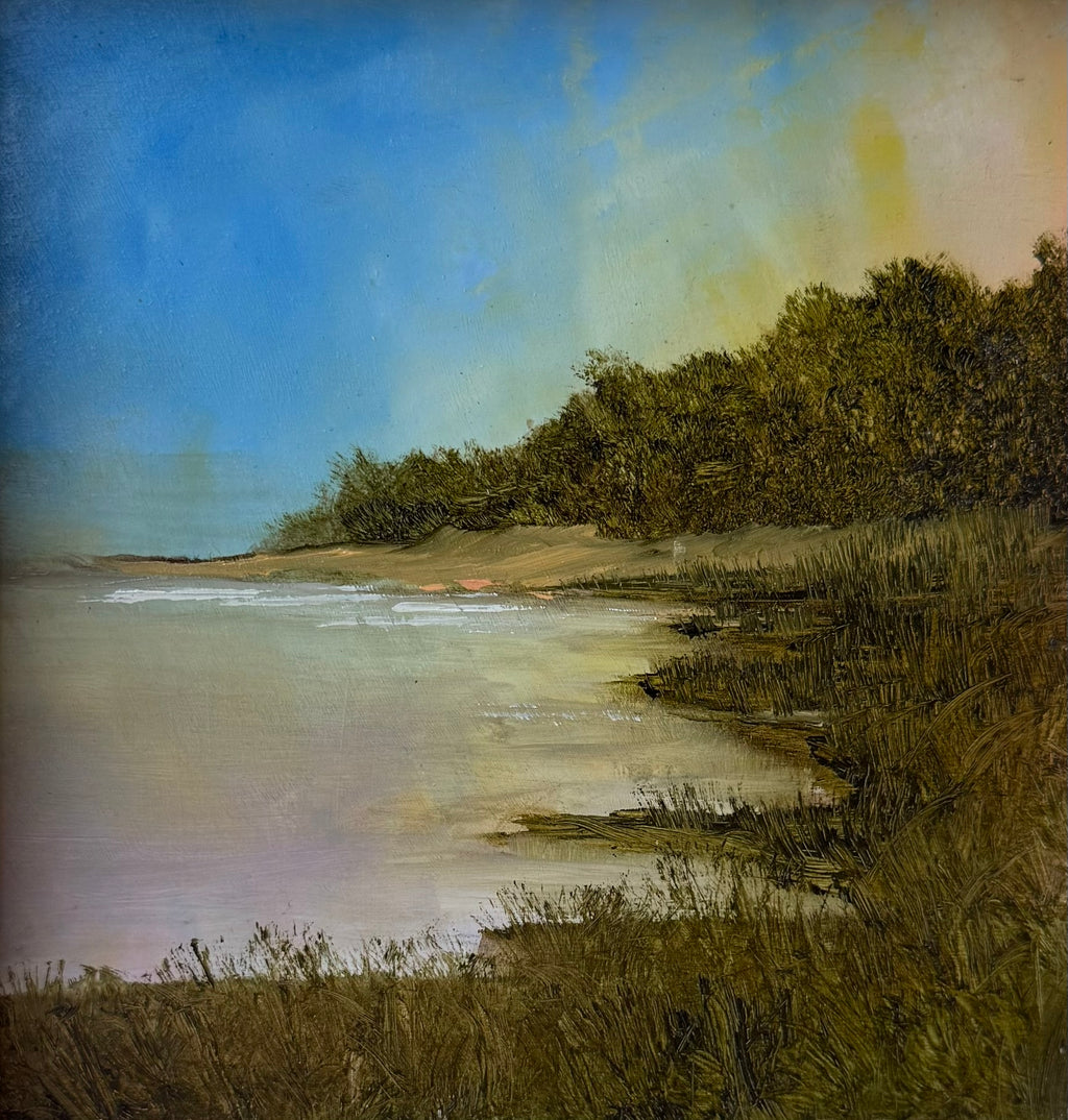 Title: Cedar, Juniper and Beach Grass.