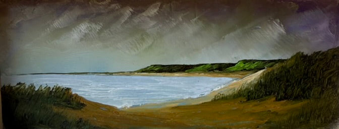 Title: Spring Storm, View of Horton's Point.