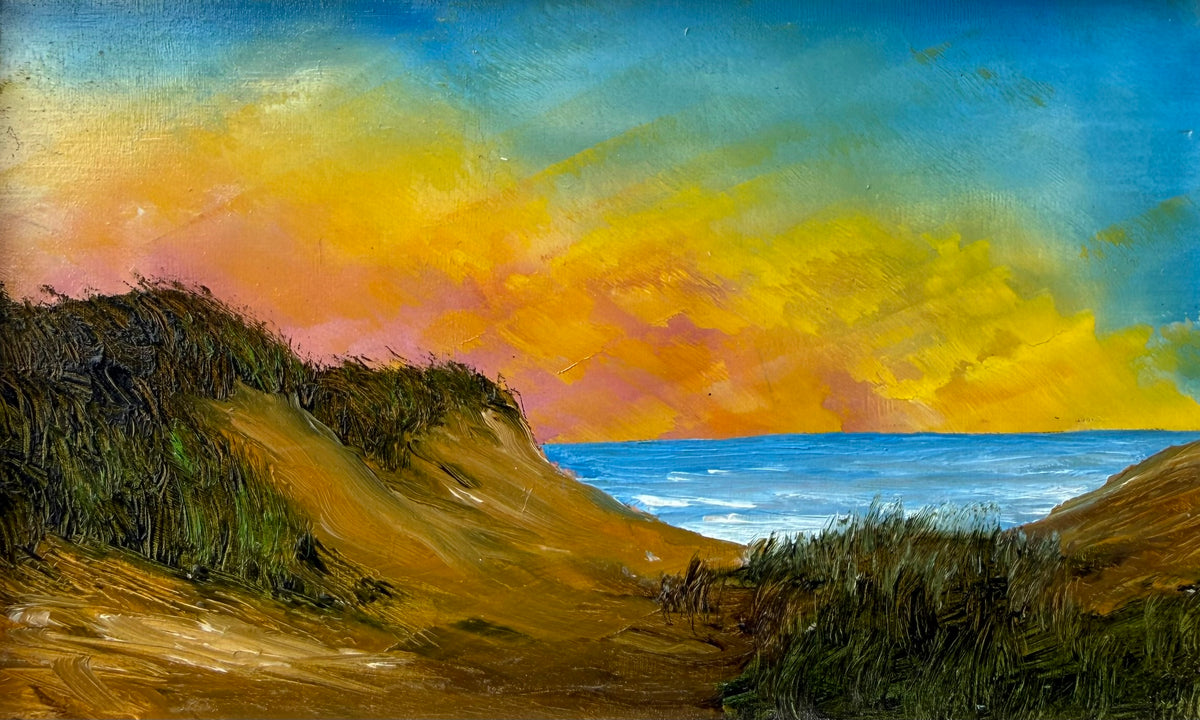 Title: Study, View from the Dunes.