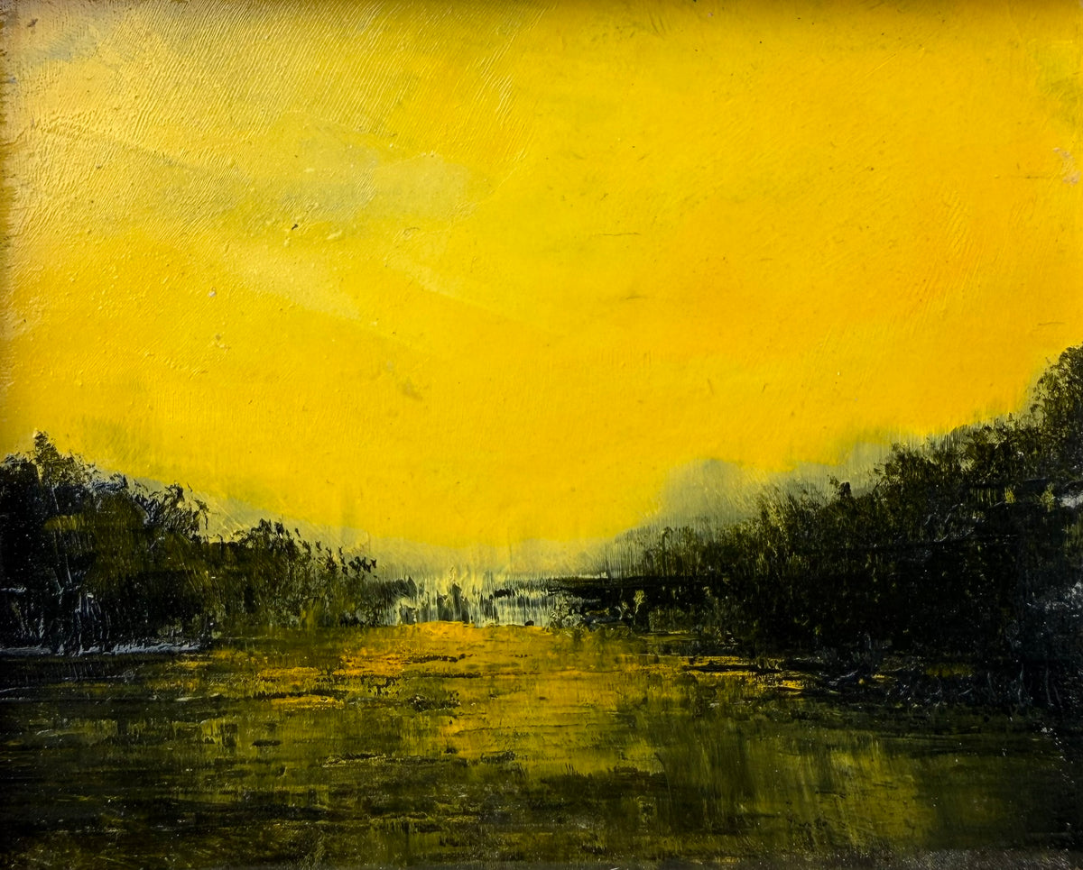 Title: Study, Gold Sky.
