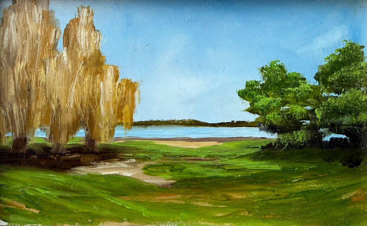 Title: Study, Willow Trees