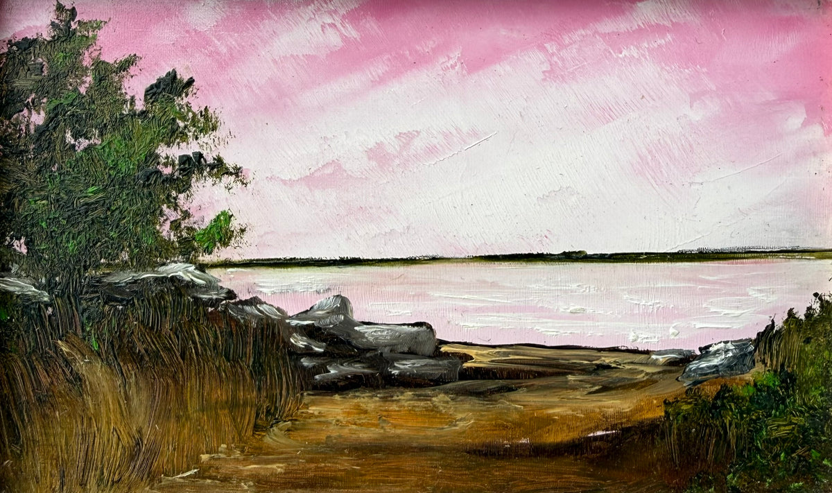 Title: Study, Pink Sky