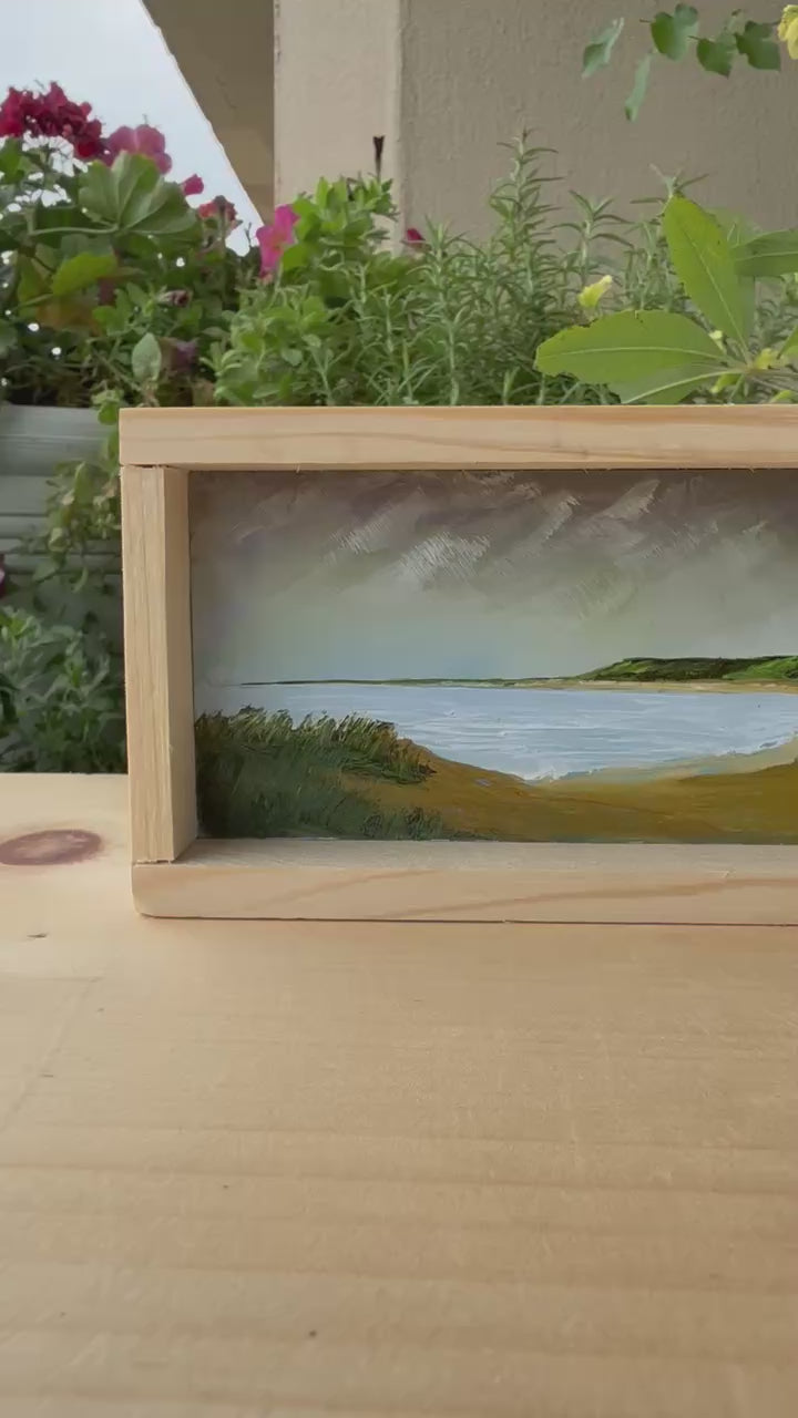Title: Spring Storm, View of Horton's Point.
